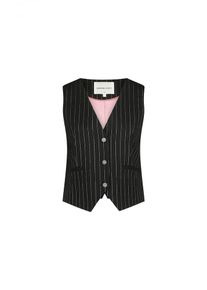 Fabienne Chapot Dames Gilet zwart / wit 38