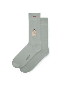 A-dam Socken 'Rocket Girl' Herren beige / grau / dunkelrot Größe 36/41