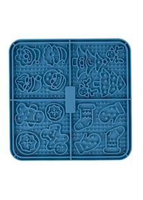 Tapis à lécher de Noël TIAKI 16 x 16 x 0,8 cm
