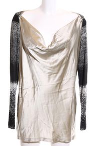 Elfenhaut Maglia con scollo a cappuccio Donna, Taglia 36, oro