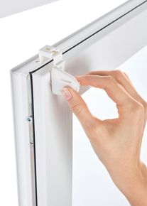 Rolgordijn met grafische print - wit - maat 6 (h/b: 150/90 cm) - bonprix