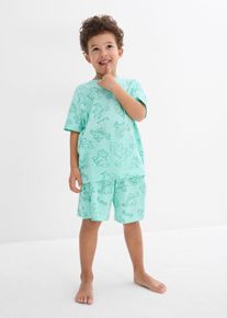 Shortama (4-dlg. set) - groen - maat 104/110 - met katoen - bonprix