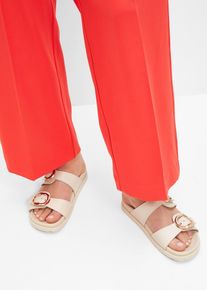 Slippers - beige - maat 39 - vegan - bonprix