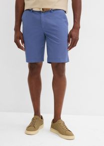 Stretch bermuda met riem regular fit - blauw - maat 54 - met katoen - bonprix