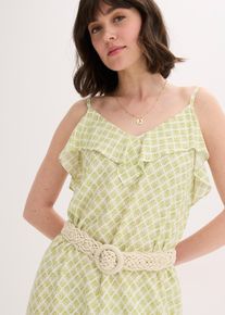 Gevlochten riem - wit - maat 110 - met katoen - bonprix