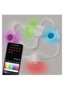 EMOS GoSmart RGBIC+CCT Rozširujúci set LED bodových svietidiel na reťazi 1,9W s WiFi, 4 kusy, 85cm ZIW154R
