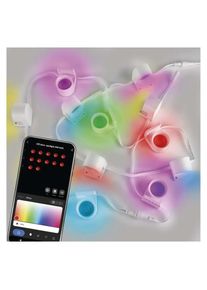 EMOS GoSmart RGBIC+CCT Štartovacia sada LED bodových svietidiel na reťazi 7W s WiFi, 12 kusov, 255cm ZIW15CR