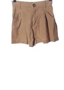 Zara Krótkie szorty Damski, Rozmiar 34, nude, Lyocell