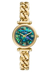 Fossil Analoguhr 'Carlie' Damen gold / mischfarben Größe One Size