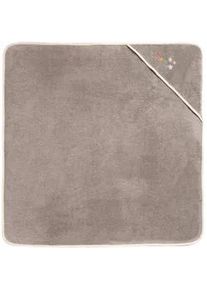 Esprit Kapuzenbadetuch , Graubraun , Textil , Uni , 100x100 cm , ISO 9001, Fkt, Made in Austria, Oeko-Tex® Standard 100 , hochwertige Qualität , Schlafen, Babytextil-Kollektionen