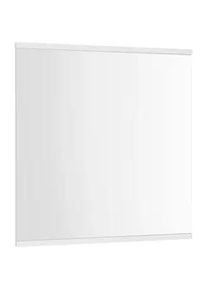 Voleo Wandspiegel , Klar, Weiß , Glas, Holzwerkstoff , rechteckig , 75x78x3 cm , senkrecht montierbar , Garderobe, Garderobenspiegel
