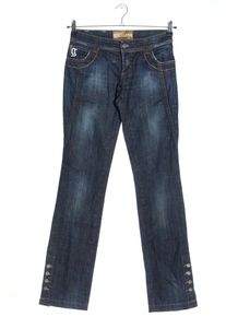 Galliano Jeansy o kroju boot cut Damski, Rozmiar 36, niebieski