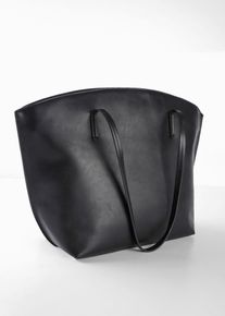 XXL-Shopper - schwarz - Größe 35x50 cm - Vegan- bonprix