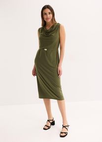 Shirtkleid mit Gürtel (2-tlg. Set), grün, Größe 48/50 (XL), bonprix