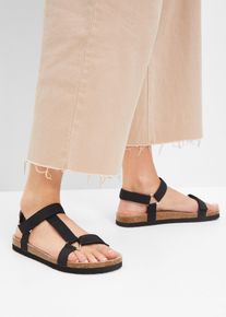 Sandalen, schwarz, Größe 40, Vegan, bonprix