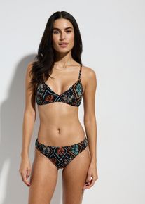 Bikini (2-tlg.Set) mit Hipster Bikinihose - schwarz - Größe 44 - bonprix