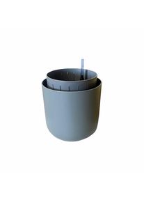 plastia Samozavlažovací kvetináč Tolita Air sivá, pr.. 19 cm, pr. 19 cm