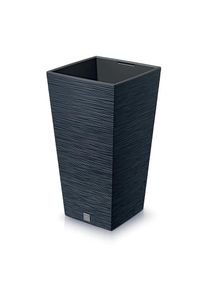 Kvetináč FURU SQUARE 24 cm, antracitový, 24 cm