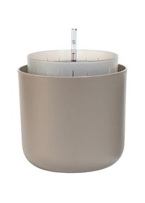 plastia Samozavlažovací kvetináč Tolita Air hnedý, priemer 19 cm, pr. 19 cm