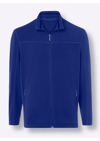 Heren Fleecevest in koningsblauw ,maat 44/46, WITT, 100% Polyester