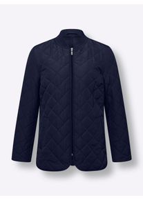 Dames Gewatteerde jas in marine ,maat 38, WITT, 100% Polyester. Wattering: 100% Polyester