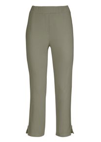 Damen 7/8-Hose in Bengalin-Qualität in khaki ,Größe 36, Witt, 70% Viskose, 27% Polyamid, 3% Elasthan