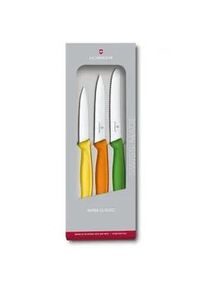 Victorinox Swiss Classic Gemüsemesser-Set, 3-teilig Gelb,orange,hellgrün