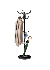 Casaria Kledingrek Zwart met marmeren voet 173cm