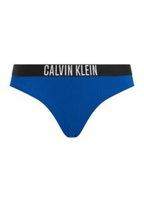 Calvin Klein Swimwear Dames Bikinibroek blauw / lichtgrijs / zwart M