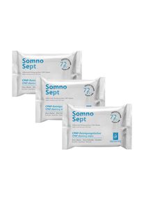 Lingettes nettoyantes spéciales PPC/CPAP SomnoSept (packs multiples), nettoyage des masques de PPC, testées dermatologiquement, sans alcool ni parfum