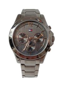 Tommy Hilfiger Watch With Metal Strap Women, One Size, silver-colored