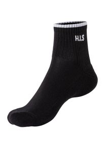 H.I.S. Damen Sportsocken in schwarz ,Größe 35/38, Witt, 77% Baumwolle, 22% Polyamid, 1% Elasthan