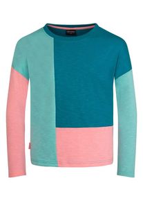 Trollkids Longsleeve "Verdal" blauw/lichtroze - 49% | Maat: 98 |