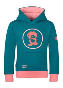 Trollkids Hoodie "Troll" blauw/lichtroze - 52% | Maat: 98 |