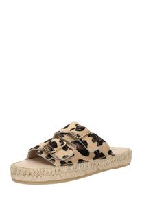 espadrij l'originale espadrij l´originale Pantolette Damen chamois / braun / schwarz Größe 36