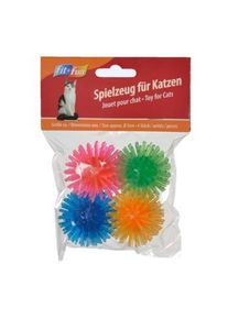 FIT+FUN Spielzeug Igelbälle 4er-Pack
