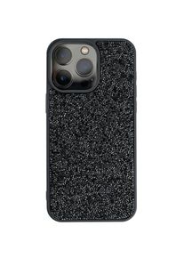 Cheeky Chain Munich Heren Smartphonehoesje 'Crystals iPhone 15 Pro' zwart One Size