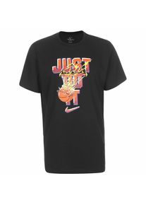 Nike Sportshirt Herren violettblau / orange / schwarz / weiß Größe L
