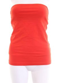 H&M H&M Top z dekoltem typu bandeau Damski, Rozmiar 36, czerwony