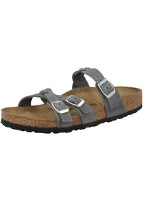 Birkenstock Pantolette Damen grau Größe 38
