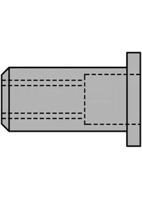Gesipa Blindnietmuttern Alu M 5 x 7 x 13,5