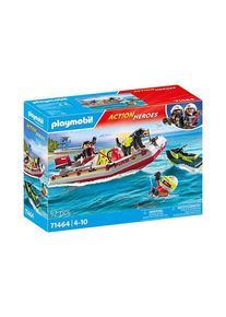 Playmobil Action - Feuerwehrboot mit Aqua Scooter