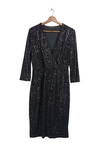 SET Evening Dress Women, Size 38, black, polyester