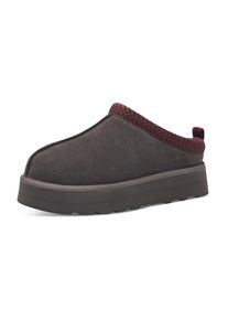 s.Oliver Clogs Damen dunkelgrau / karminrot Größe 36