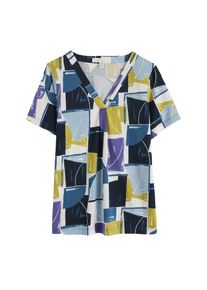 Seasalt Cornwall Dames Shirt 'Barnoon' blauw / geel / zwart / wit S