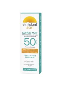 Elmiplant Solare Sun Protection Mattifying Cream For Face SPF 50 Protectie Solara ml
