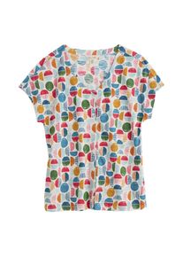 Seasalt Cornwall Dames Shirt 'Studio Glass' lichtblauw / groen / rood / wit S