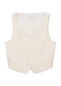Mango Dames Gilet 'MAX' wit 32
