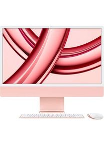 Apple iMac 2023 M3 8 Core | 24" | 8 GB | 512 GB SSD | 10-Core GPU | Gb LAN | rosa | Accessori universali compatibili | IT