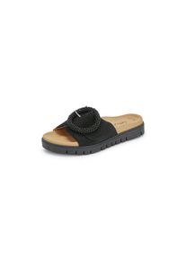 Peter Hahn Gabor - Slippers, zwart, Maat 38, leer